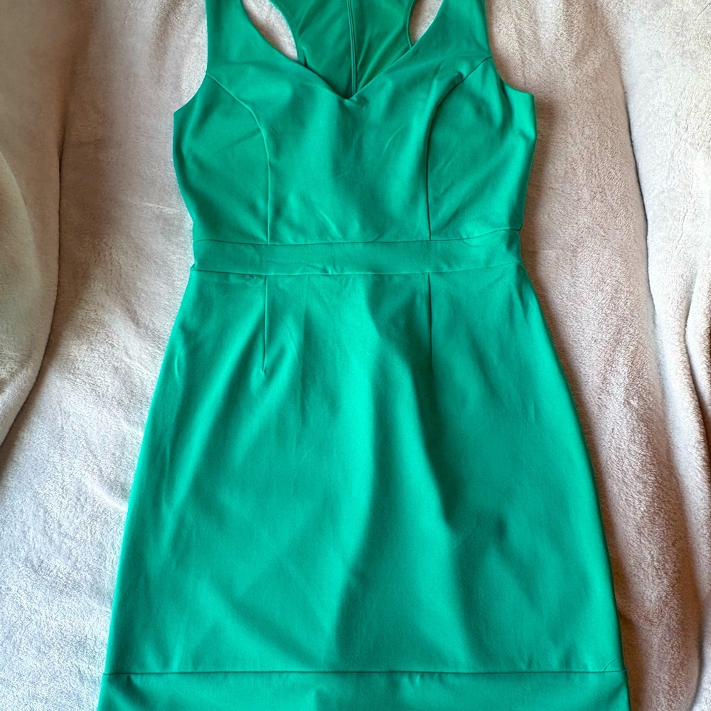 Cynthia Rowley turquoise green dress